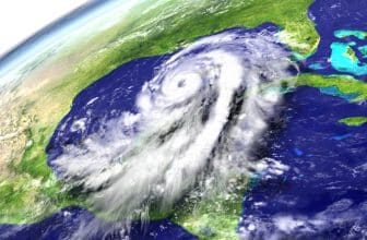 Hurrikane auf der Wetterkarte